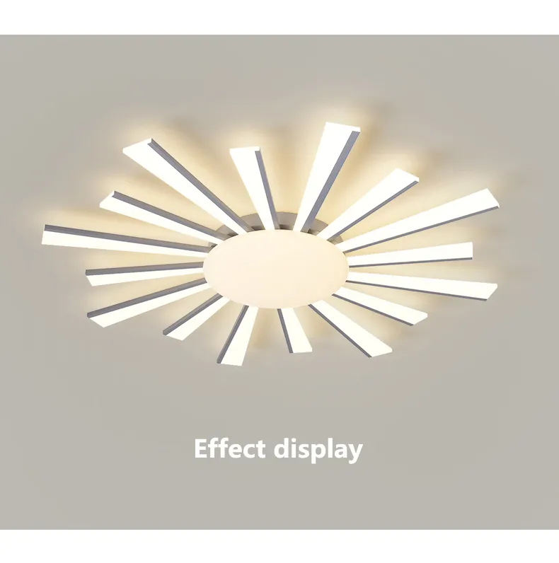 Sun shape Cream ceiling lamp ML-8987 (5)