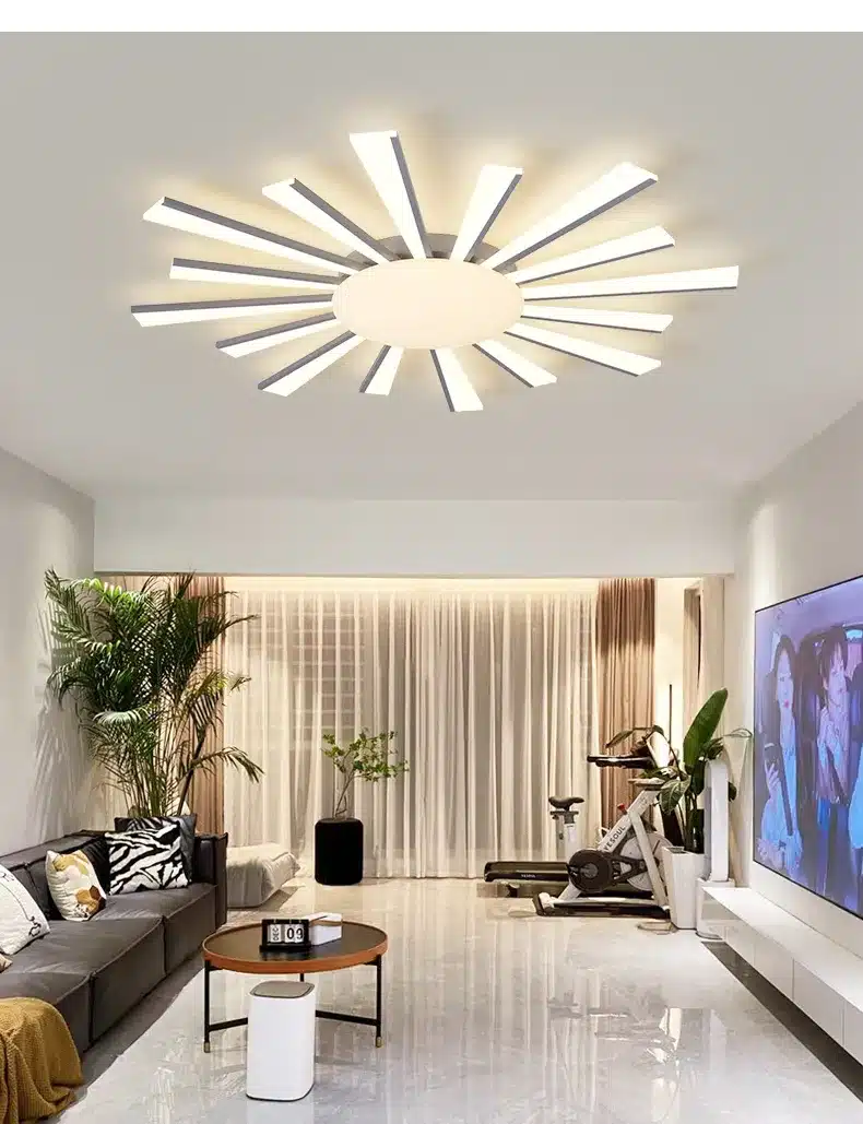 Sun shape Cream ceiling lamp ML-8987 (7)