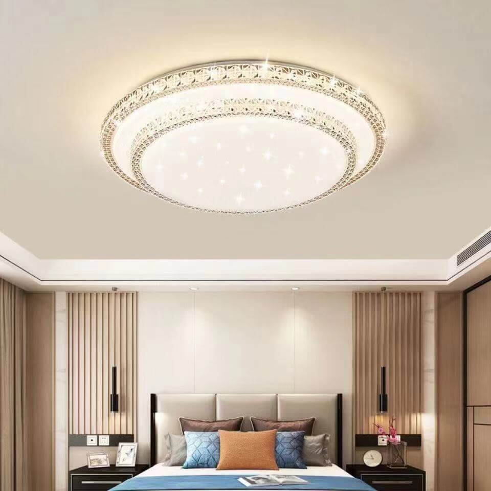 Crystal double ceiling light A-3001 (4)