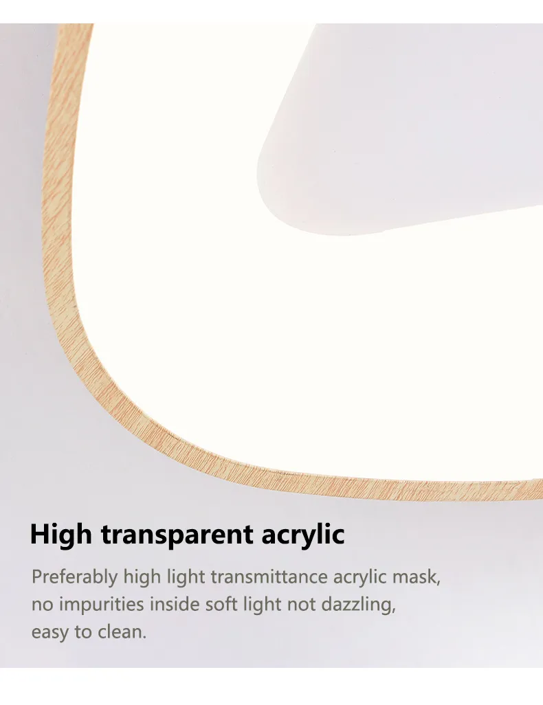 Modern minimalist triangular wood ceiling light SNK-689(25)