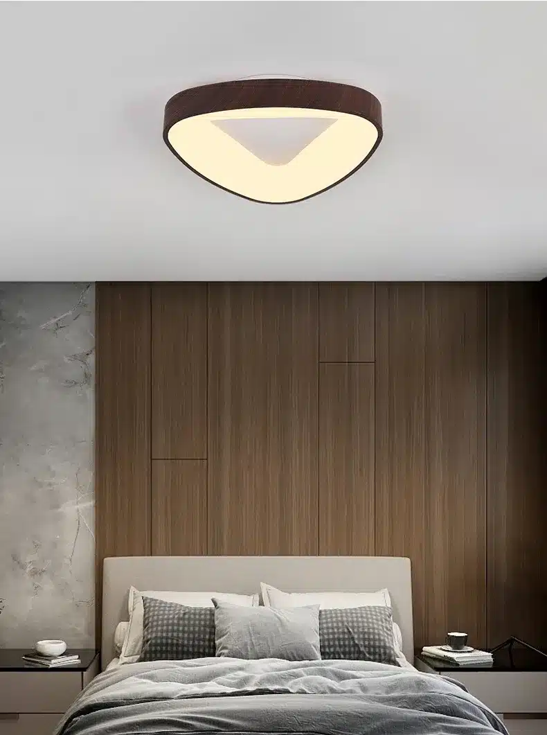 Modern minimalist triangular wood ceiling light SNK-689(28)