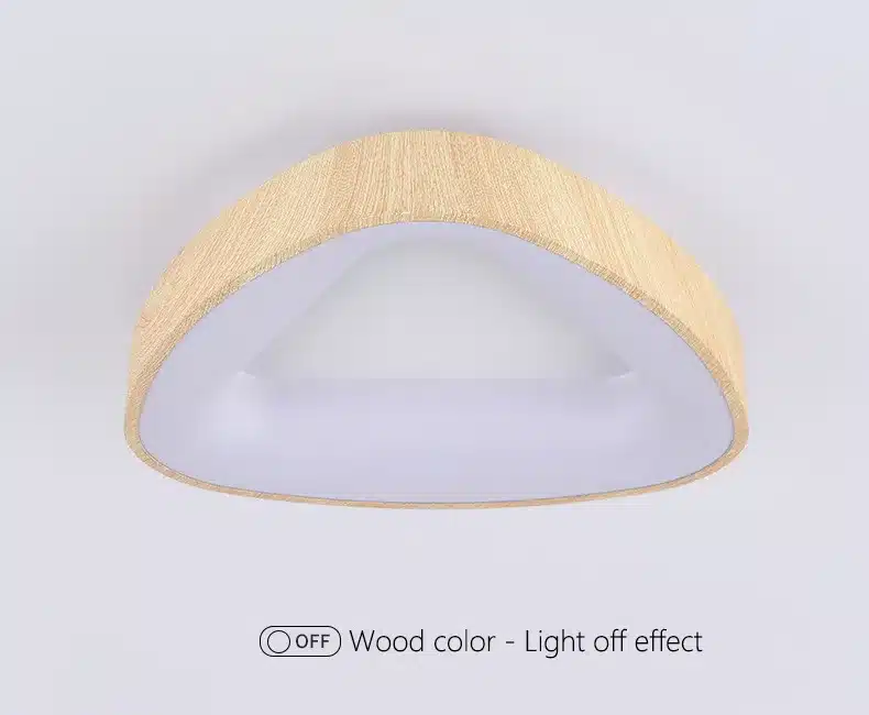 Modern minimalist triangular wood ceiling light SNK-689(32)